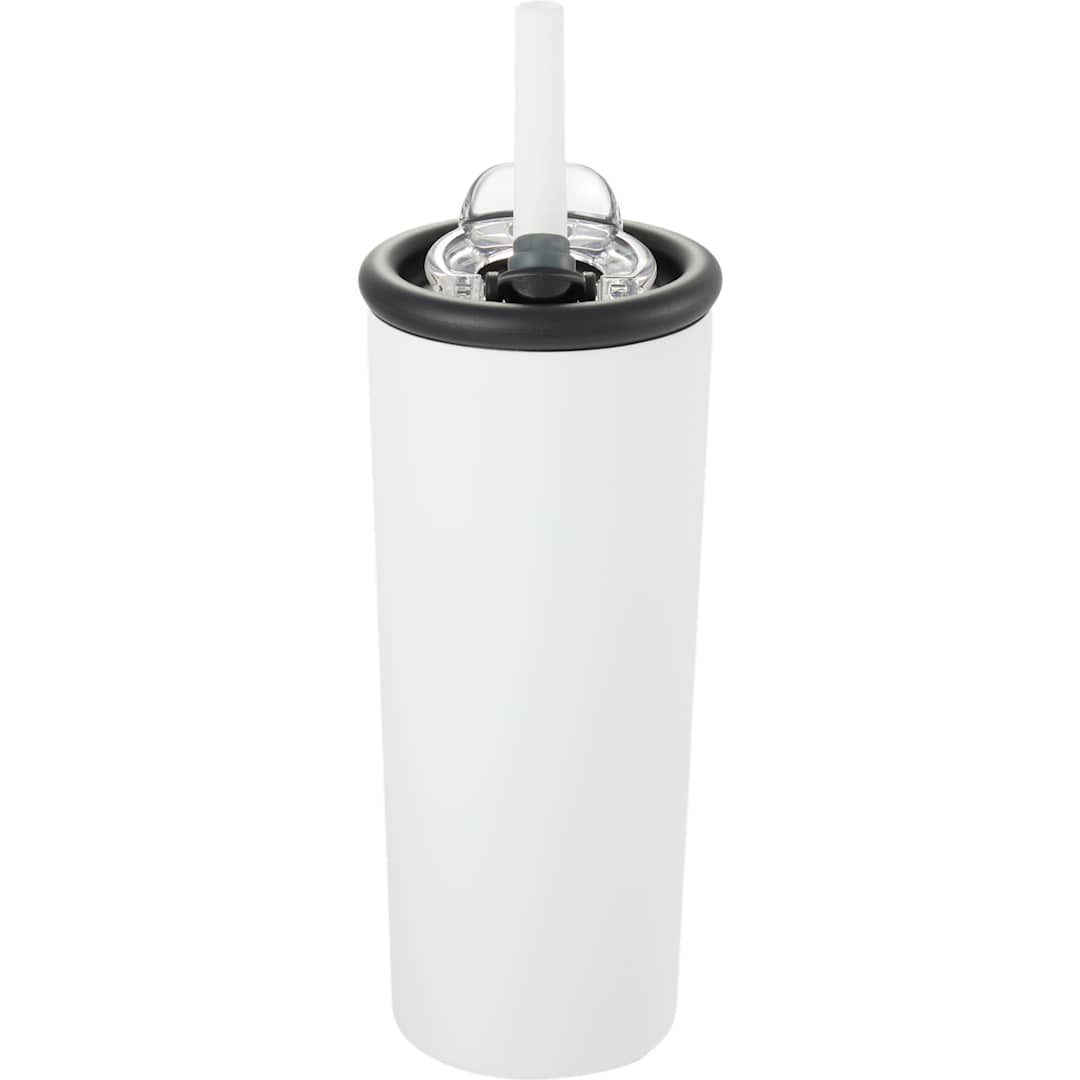 Kyser Recycled Vacuum Tumbler w/ Straw 20oz - 1602-36 White