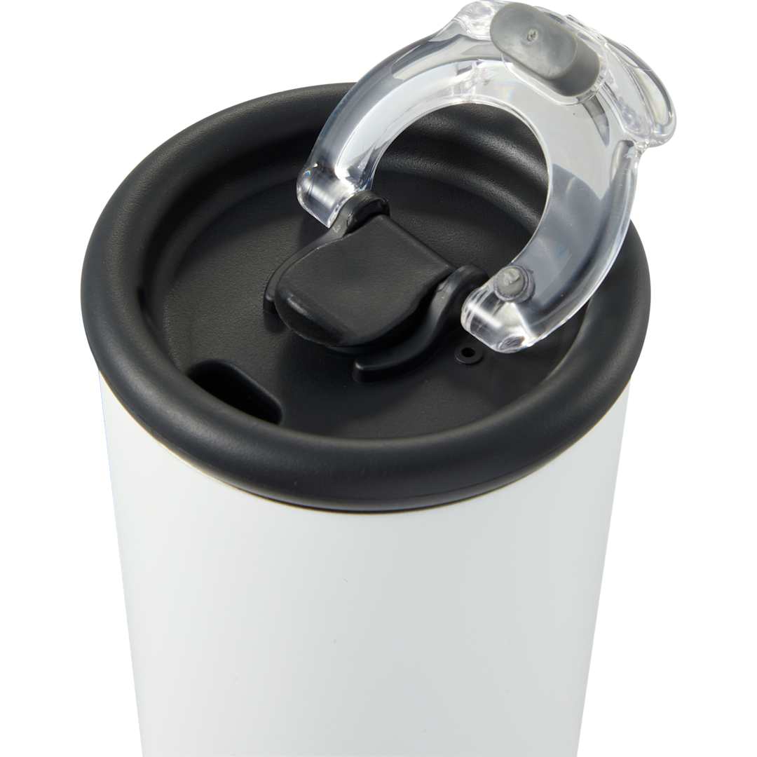 Kyser Recycled Vacuum Tumbler w/ Straw 20oz - 1602-36 White