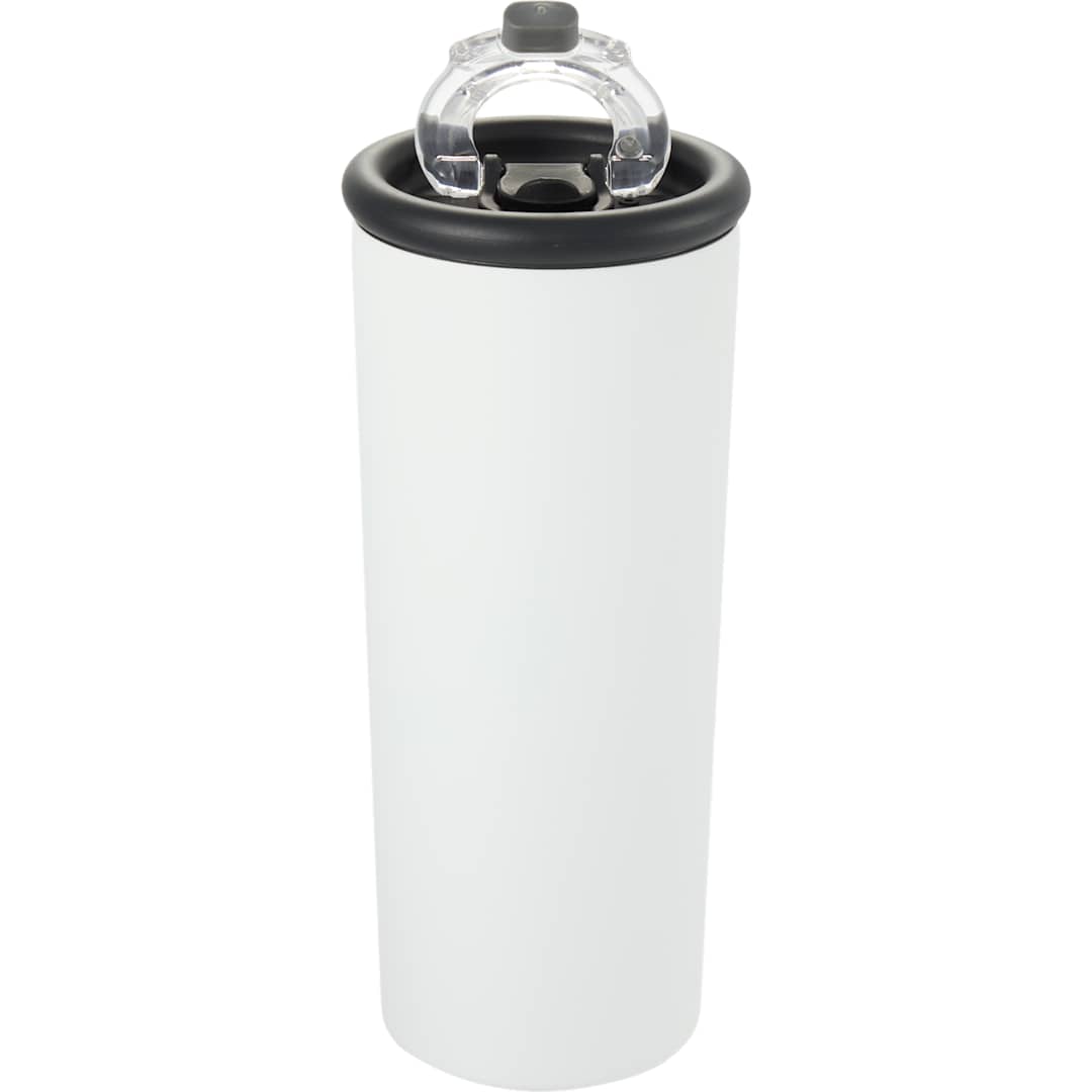 Kyser Recycled Vacuum Tumbler w/ Straw 20oz - 1602-36 White