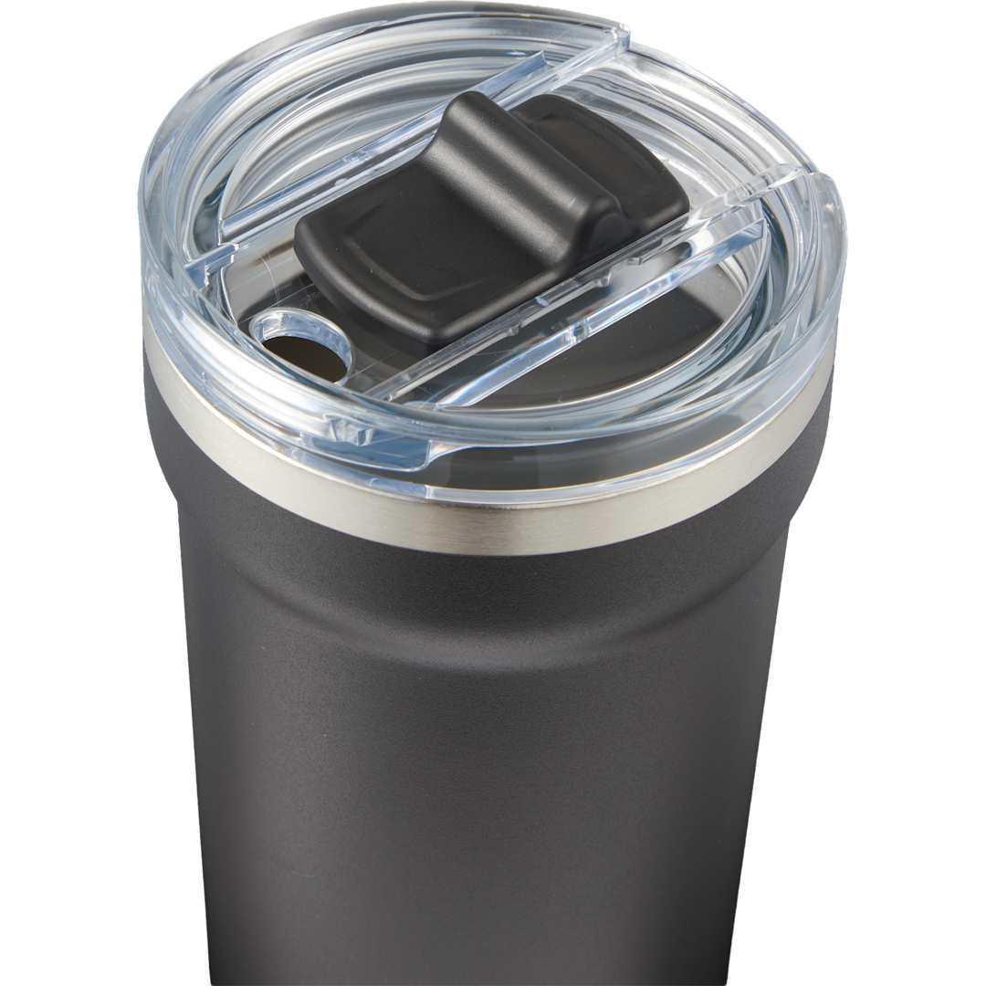 Catone Recycled Vacuum Tumbler w/ Slider Lid 20oz - 1602-37 Black