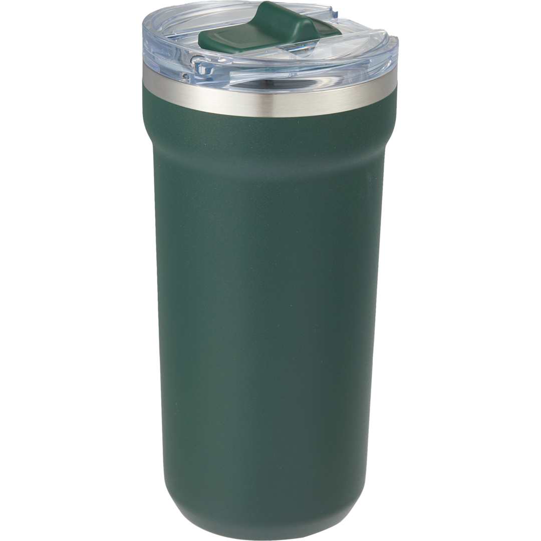 Catone Recycled Vacuum Tumbler w/ Slider Lid 20oz - 1602-37 Green
