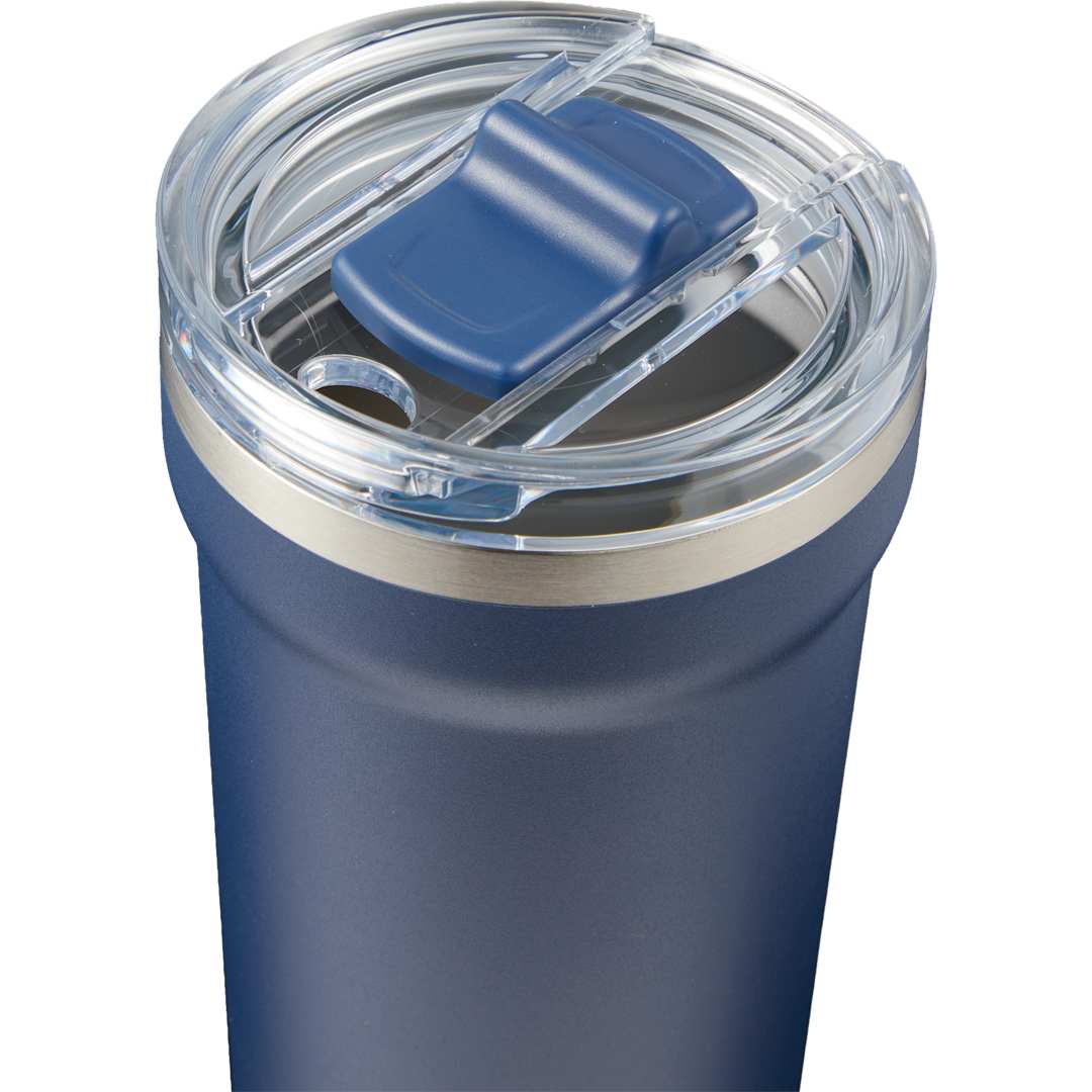 Catone Recycled Vacuum Tumbler w/ Slider Lid 20oz - 1602-37 Blue