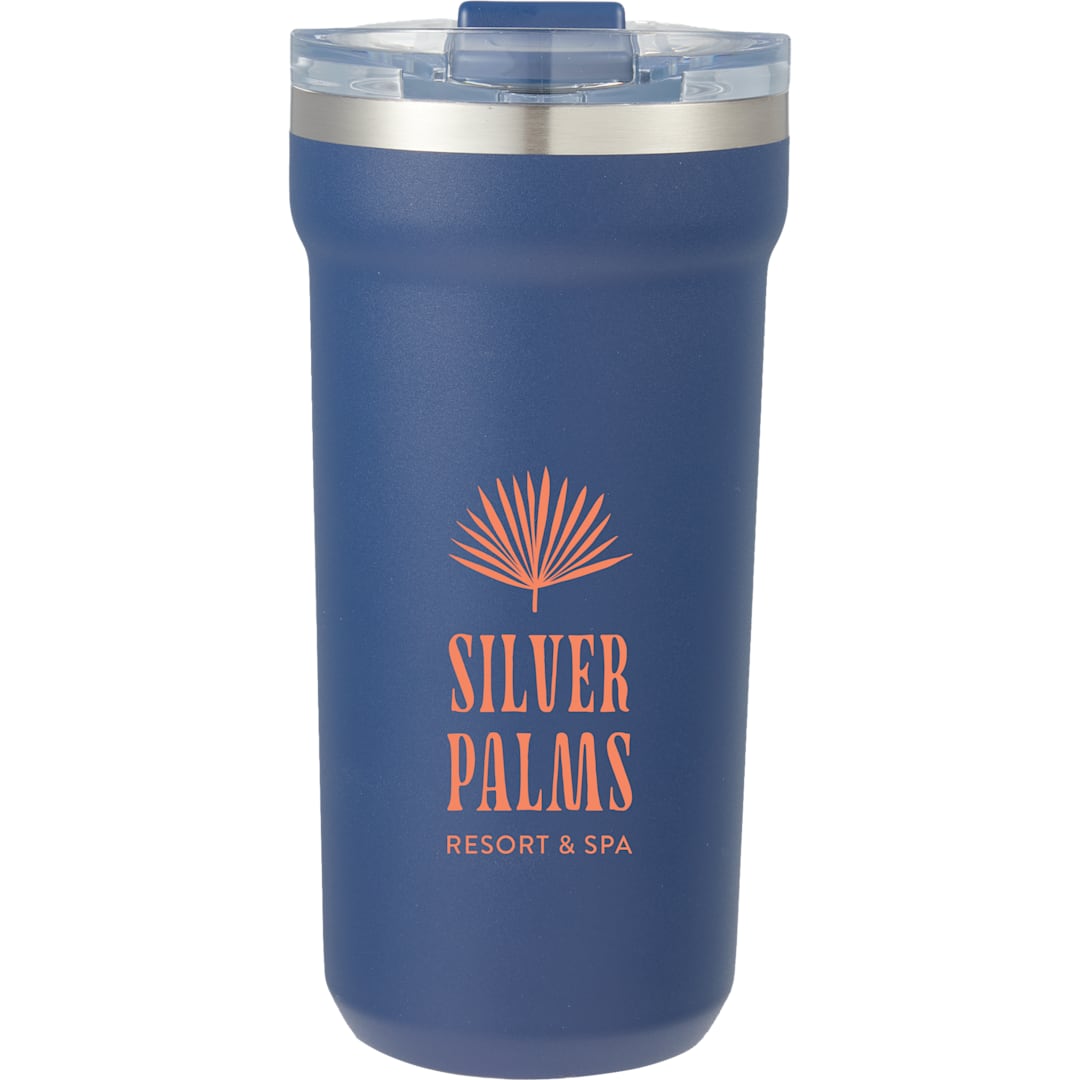 Catone Recycled Vacuum Tumbler w/ Slider Lid 20oz - 1602-37 Blue