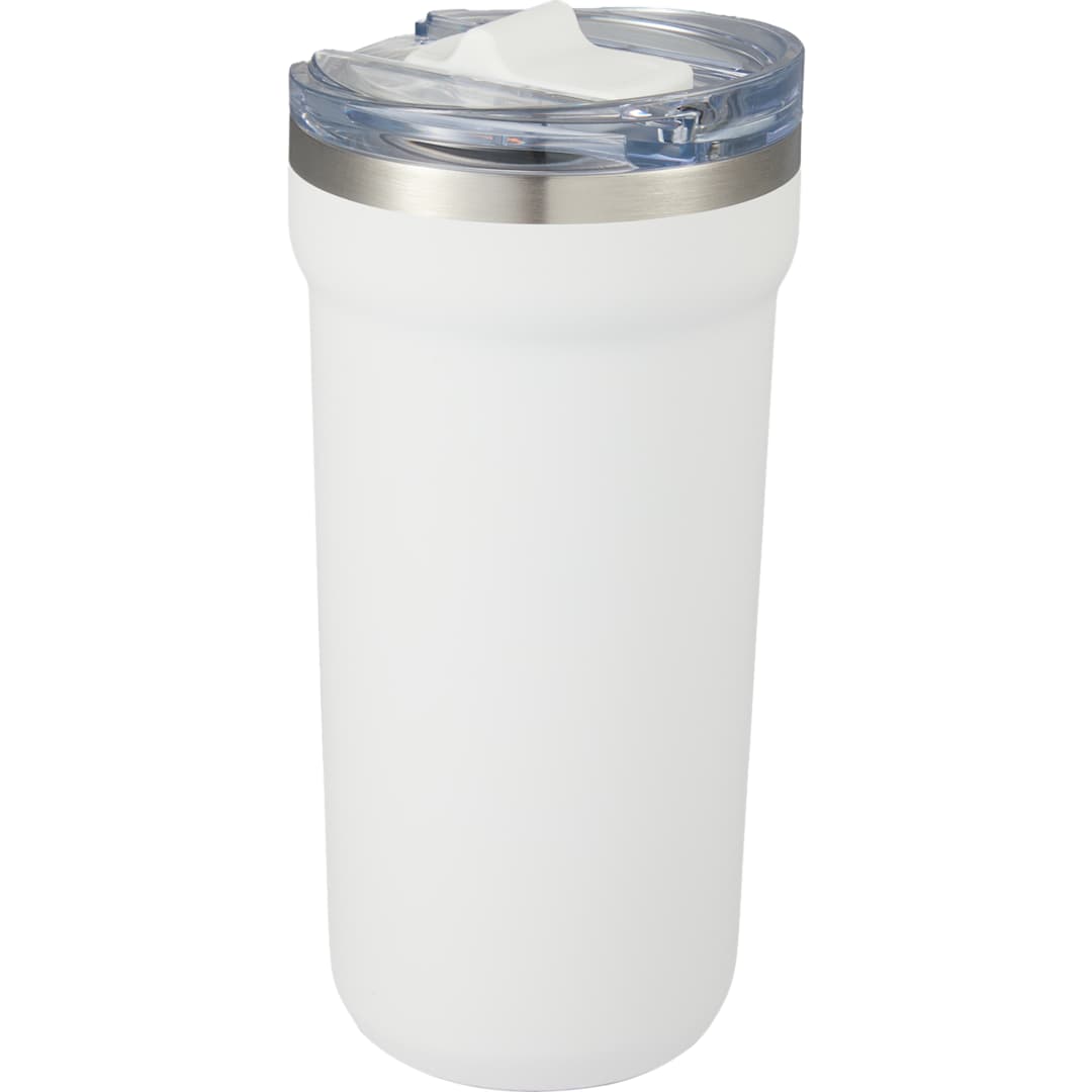 Catone Recycled Vacuum Tumbler w/ Slider Lid 20oz - 1602-37 White
