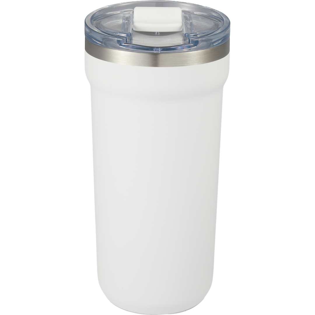 Catone Recycled Vacuum Tumbler w/ Slider Lid 20oz - 1602-37 White