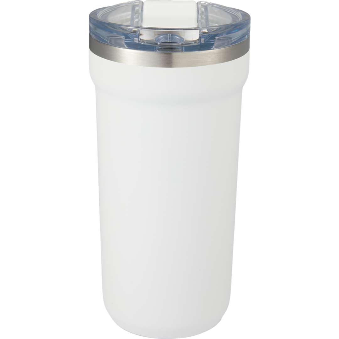 Catone Recycled Vacuum Tumbler w/ Slider Lid 20oz - 1602-37 White