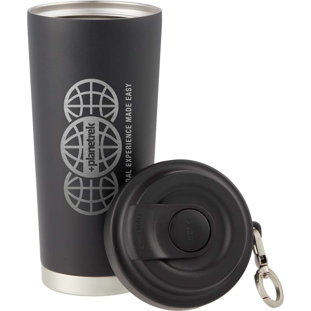Haley Vacuum Tumbler One Touch Opening Lid 16oz - 1602-38 Black