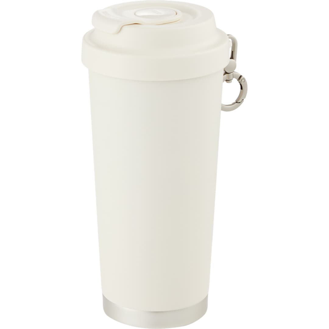 Haley Vacuum Tumbler One Touch Opening Lid 16oz - 1602-38 White