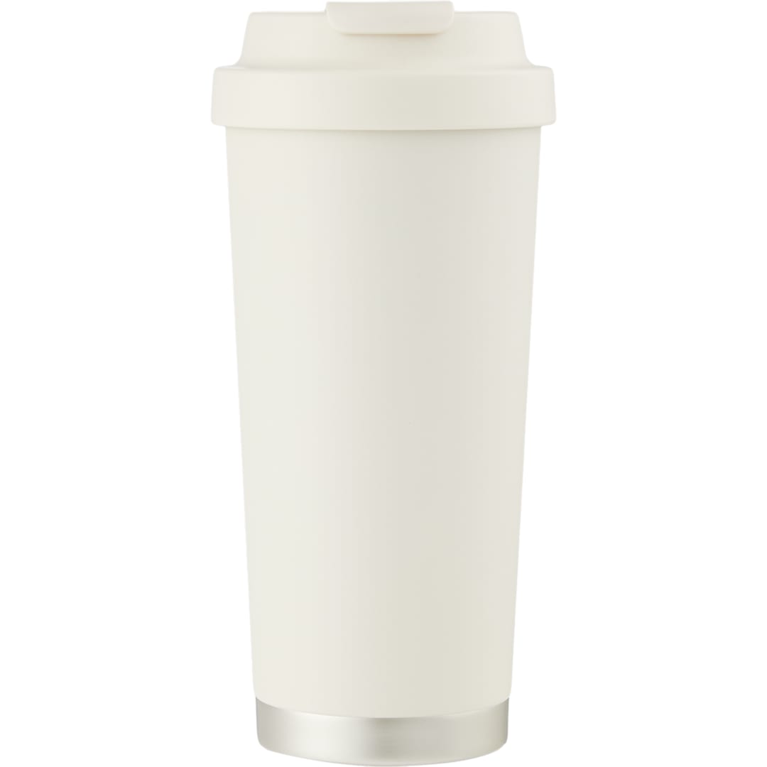 Haley Vacuum Tumbler One Touch Opening Lid 16oz - 1602-38 White