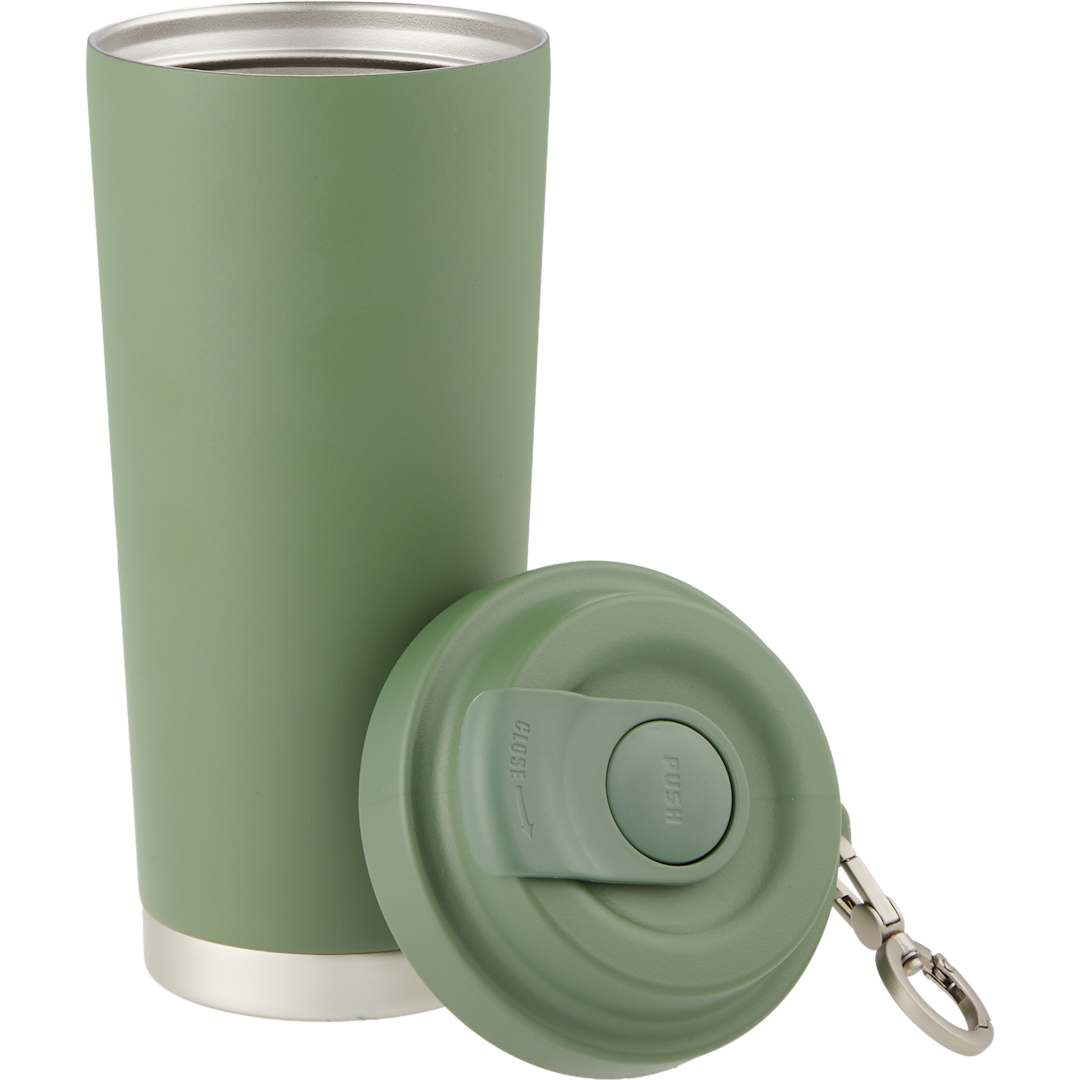 Haley Vacuum Tumbler One Touch Opening Lid 16oz - 1602-38 Green