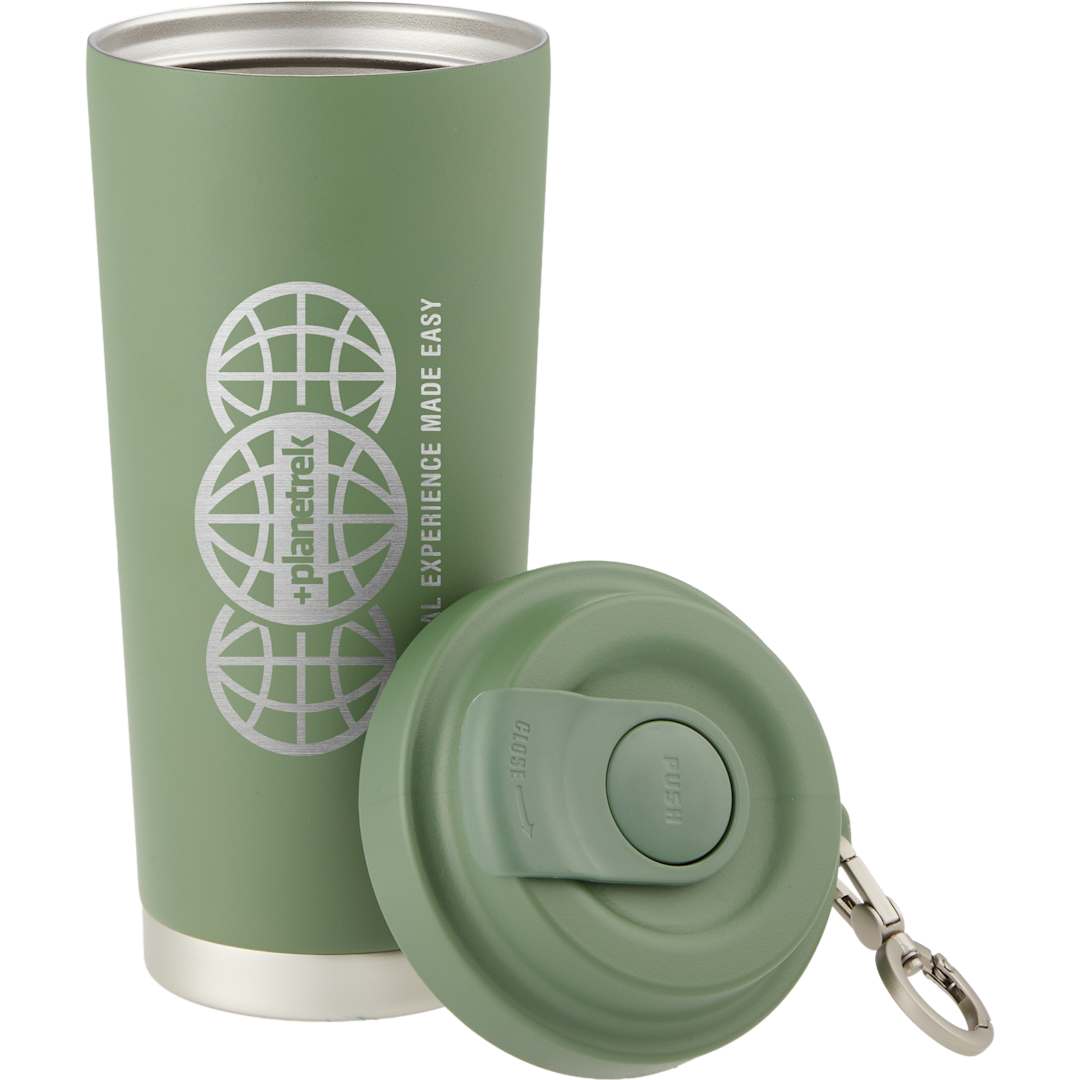 Haley Vacuum Tumbler One Touch Opening Lid 16oz - 1602-38 Green
