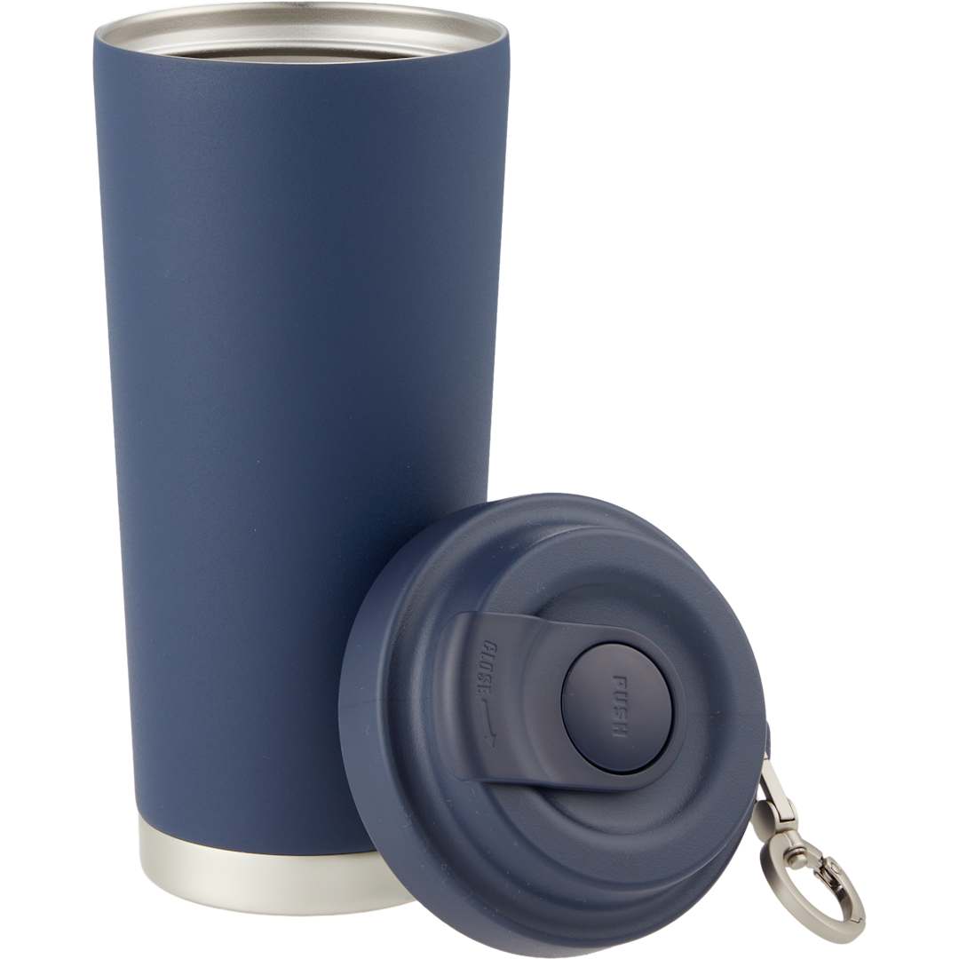 Haley Vacuum Tumbler One Touch Opening Lid 16oz - 1602-38 Blue