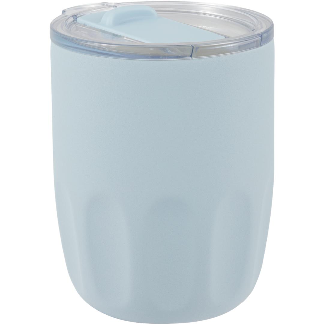 Olla Vacuum Coffee Cup w/ Ceramic Liner &amp; Lid 10oz - 1602-49 Blue
