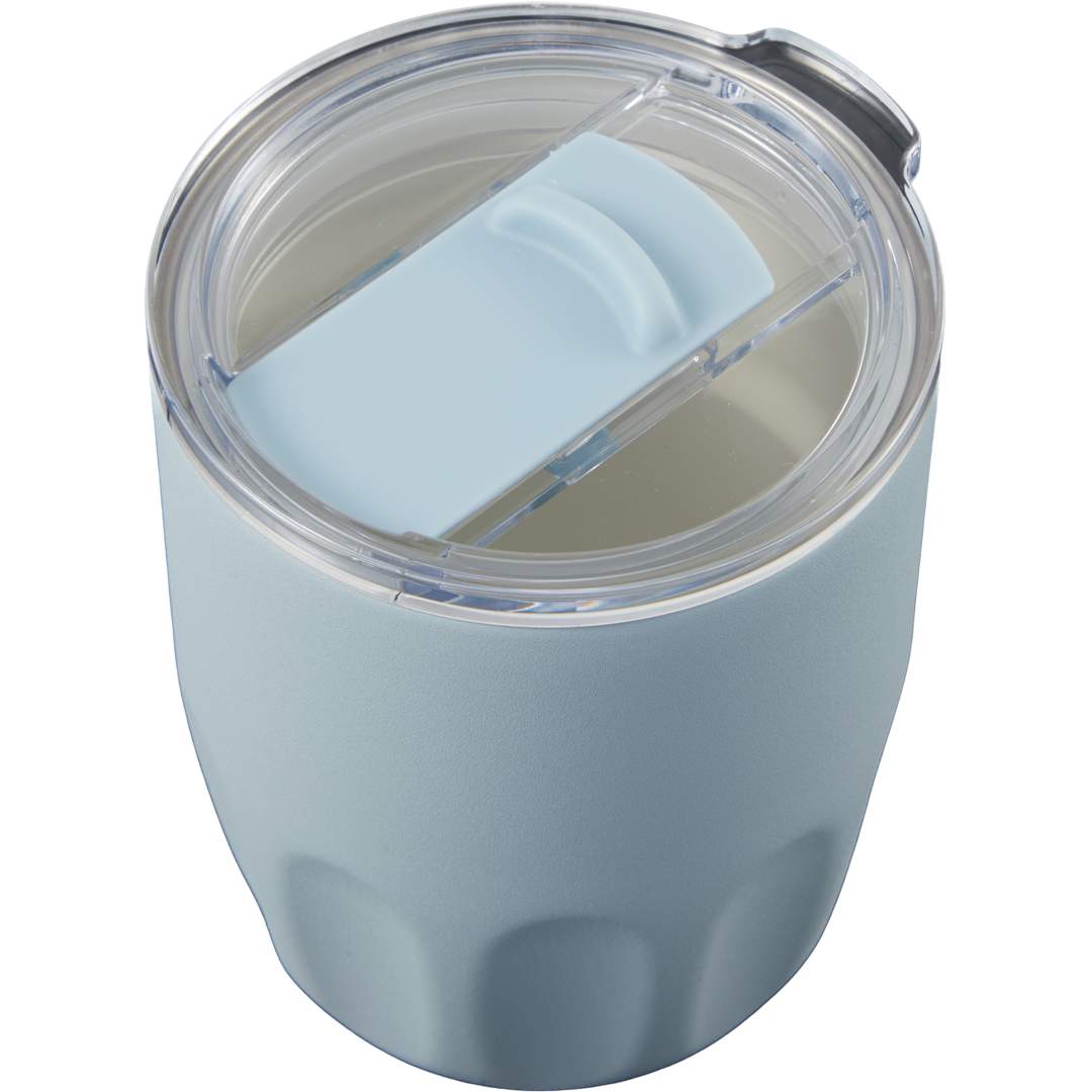 Olla Vacuum Coffee Cup w/ Ceramic Liner &amp; Lid 10oz - 1602-49 Blue