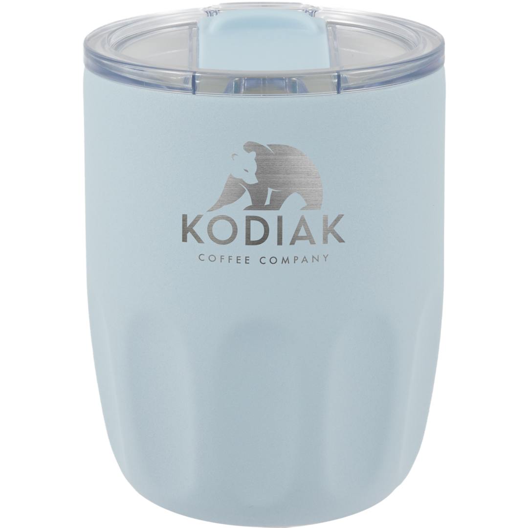 Olla Vacuum Coffee Cup w/ Ceramic Liner &amp; Lid 10oz - 1602-49 Blue