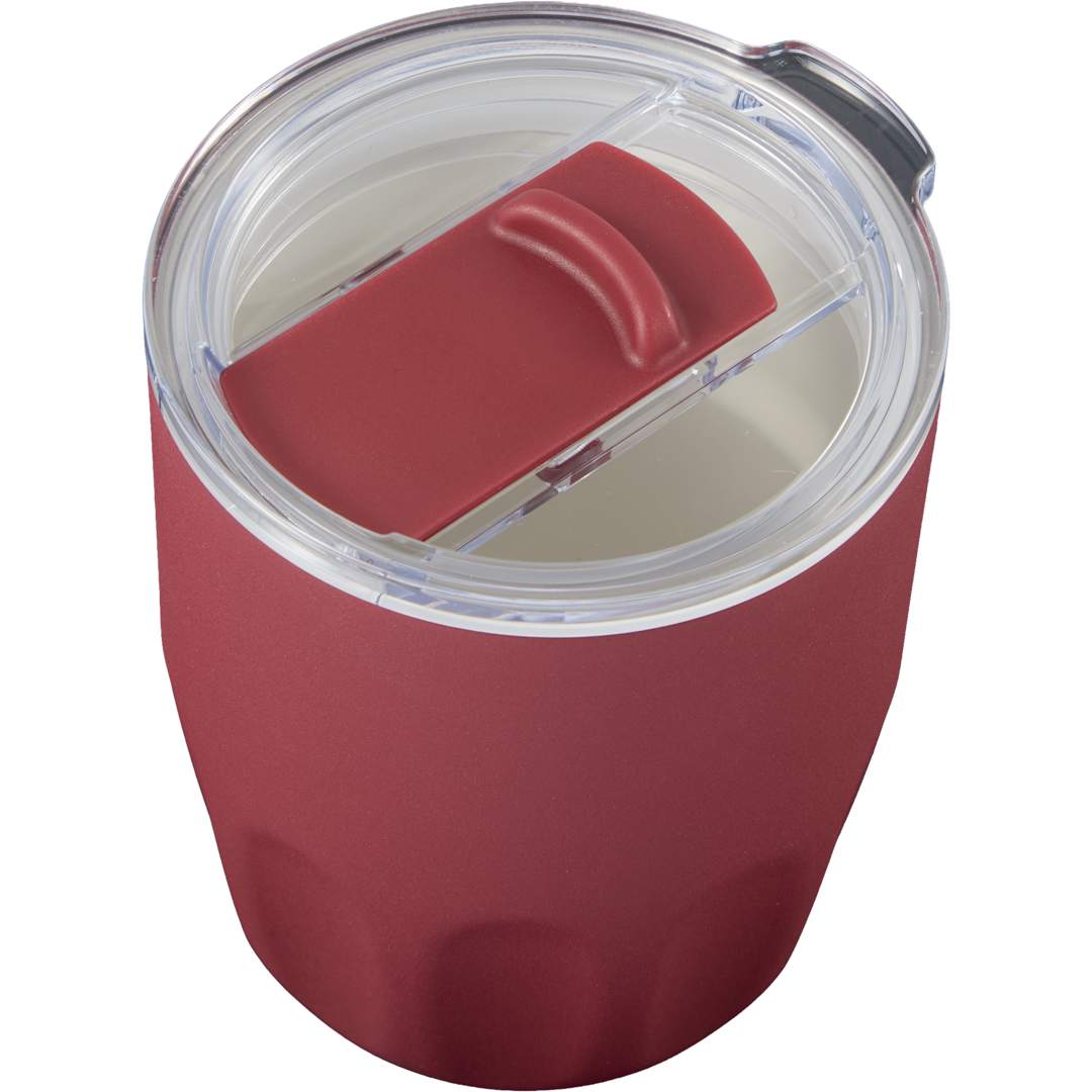 Olla Vacuum Coffee Cup w/ Ceramic Liner &amp; Lid 10oz - 1602-49 Purple
