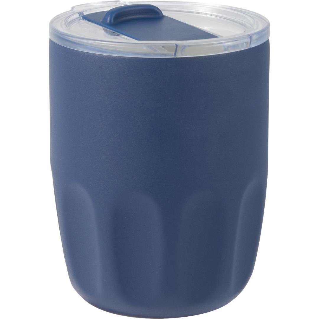 Olla Vacuum Coffee Cup w/ Ceramic Liner &amp; Lid 10oz - 1602-49 Blue