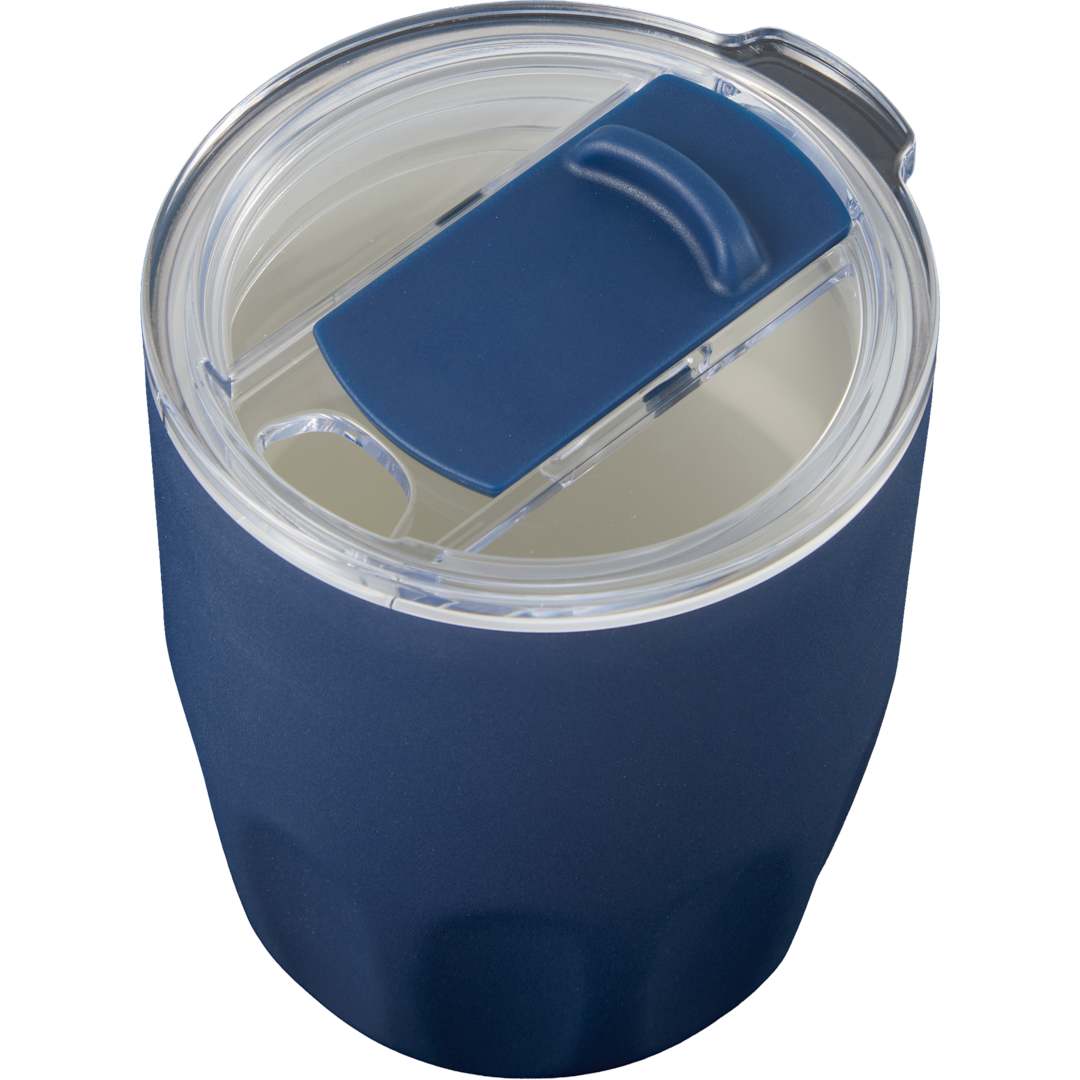 Olla Vacuum Coffee Cup w/ Ceramic Liner &amp; Lid 10oz - 1602-49 Blue