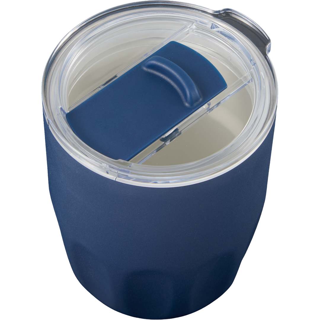 Olla Vacuum Coffee Cup w/ Ceramic Liner &amp; Lid 10oz - 1602-49 Blue