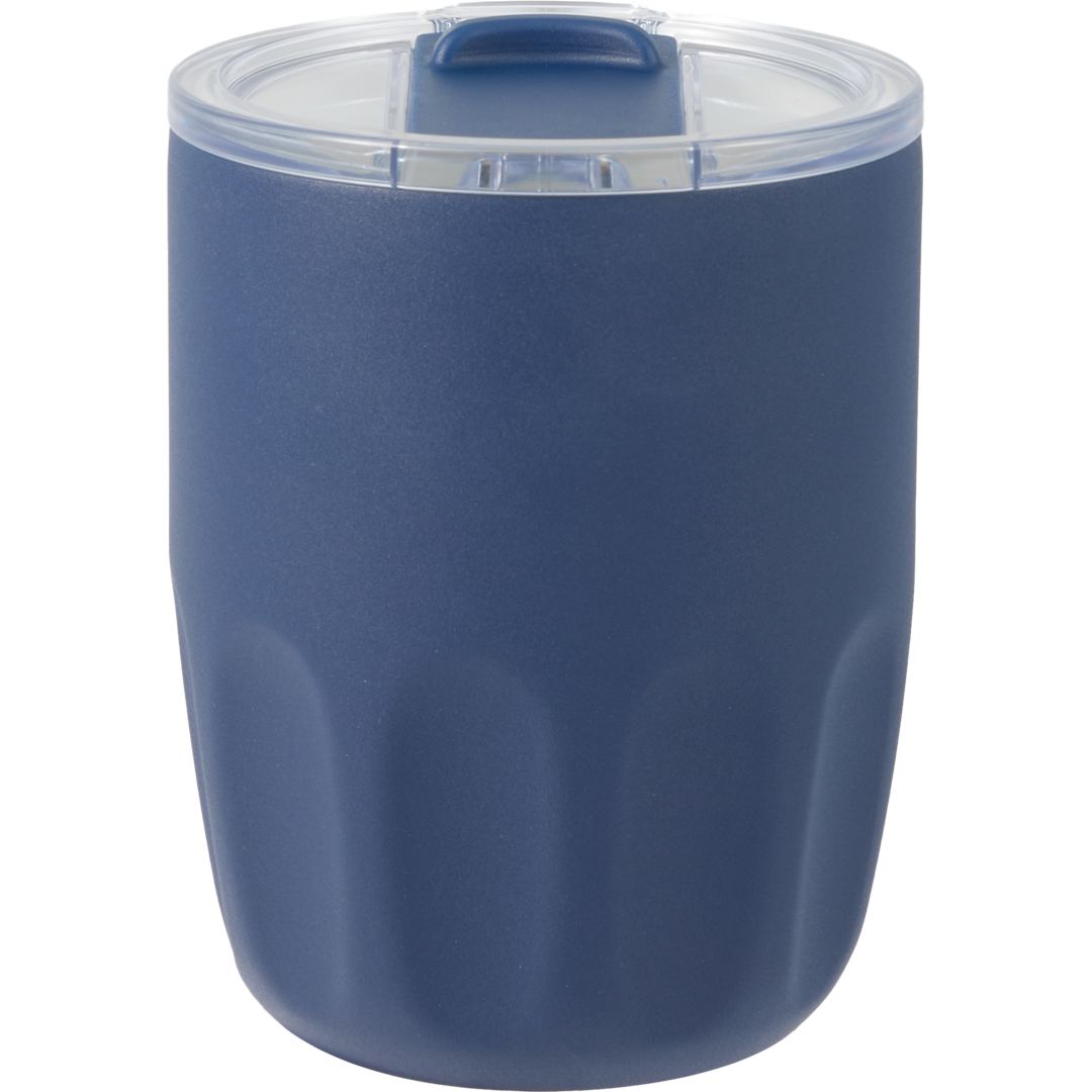 Olla Vacuum Coffee Cup w/ Ceramic Liner &amp; Lid 10oz - 1602-49 Blue