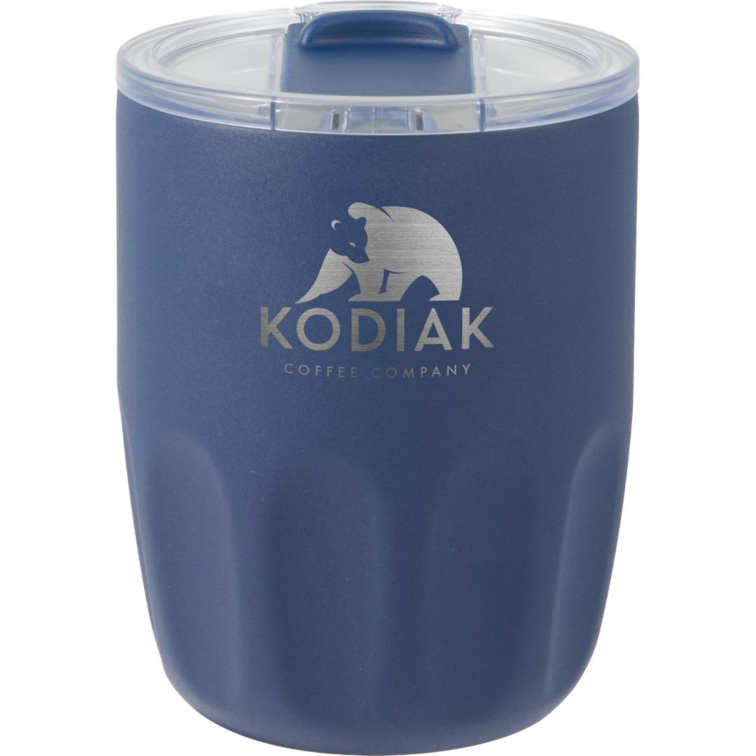 Olla Vacuum Coffee Cup w/ Ceramic Liner &amp; Lid 10oz - 1602-49 Blue