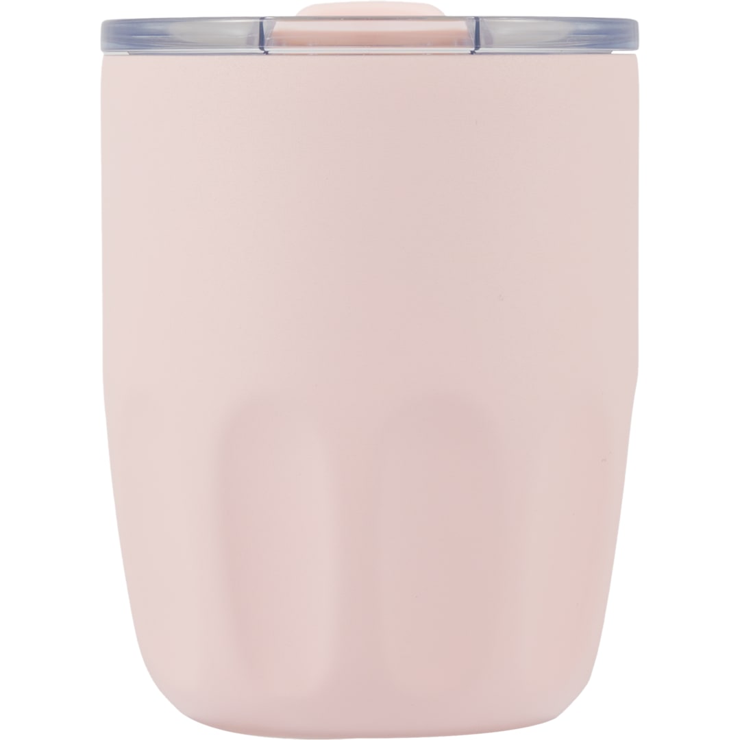 Olla Vacuum Coffee Cup w/ Ceramic Liner &amp; Lid 10oz - 1602-49 Pink