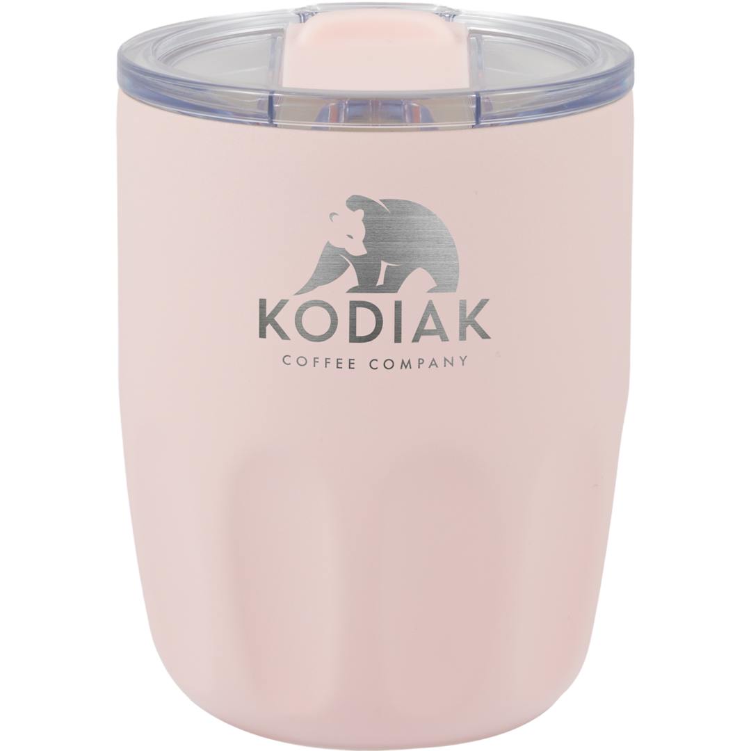 Olla Vacuum Coffee Cup w/ Ceramic Liner &amp; Lid 10oz - 1602-49 Pink