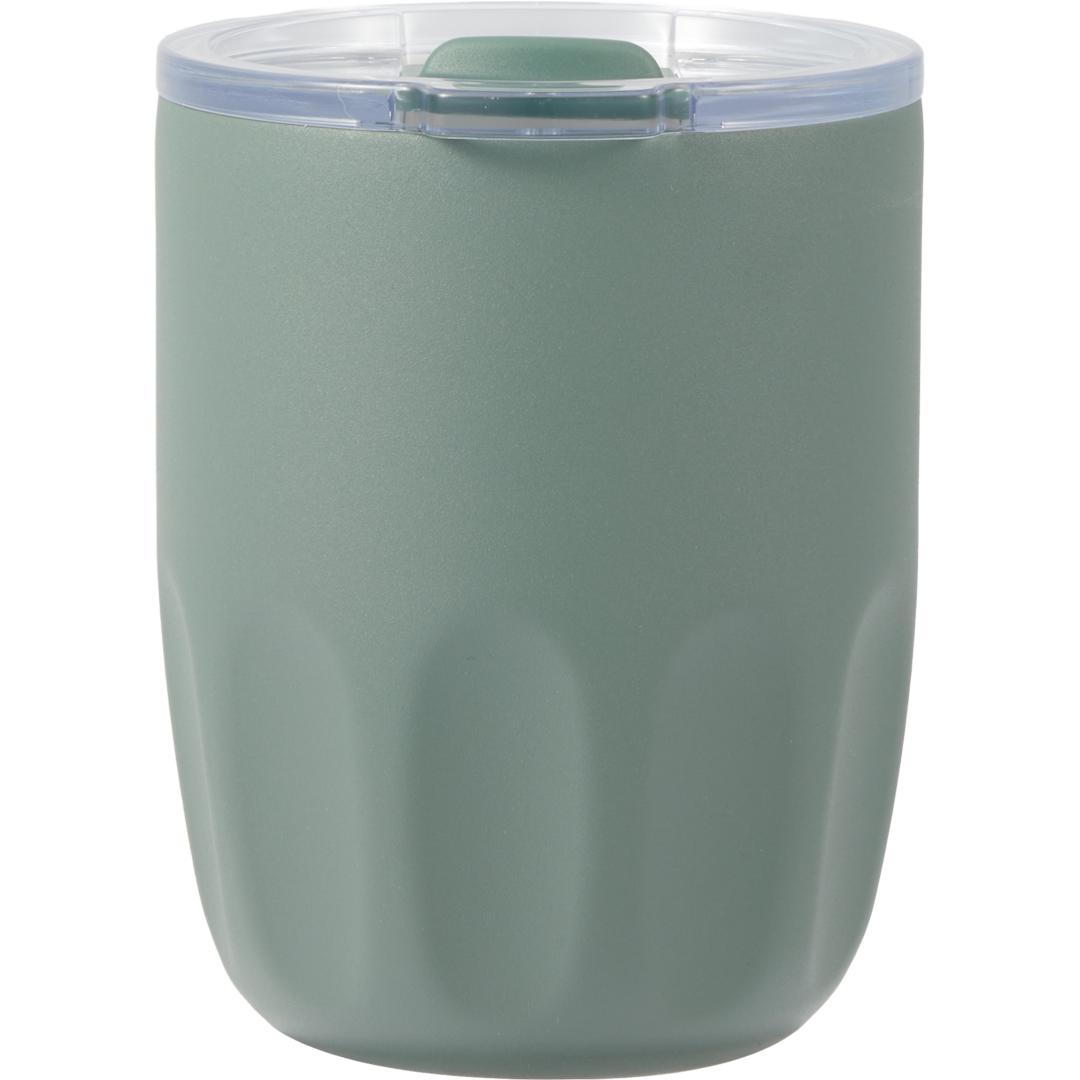 Olla Vacuum Coffee Cup w/ Ceramic Liner &amp; Lid 10oz - 1602-49 Green