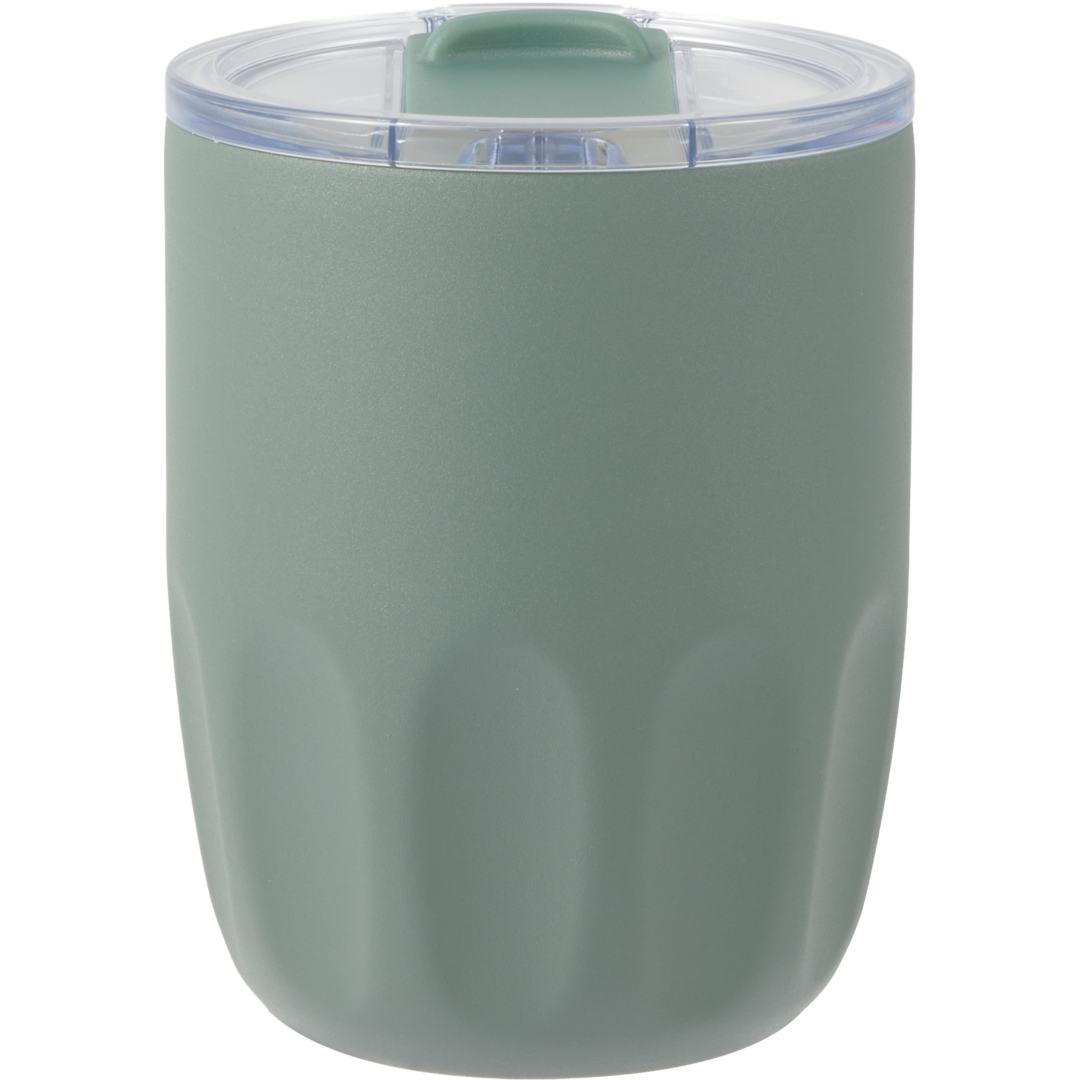 Olla Vacuum Coffee Cup w/ Ceramic Liner &amp; Lid 10oz - 1602-49 Green