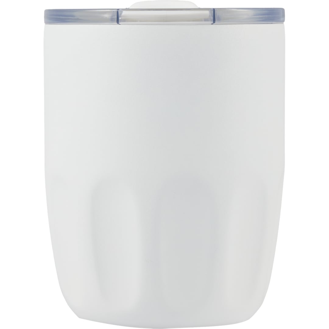 Olla Vacuum Coffee Cup w/ Ceramic Liner &amp; Lid 10oz - 1602-49 White