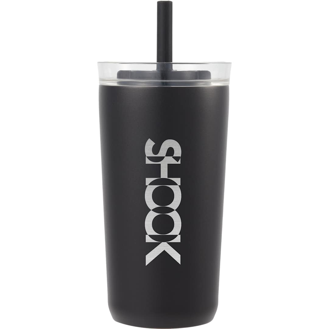 Nina Leakproof Twist &amp; Lock Vacuum Tumbler 18oz - 1602-52 Black