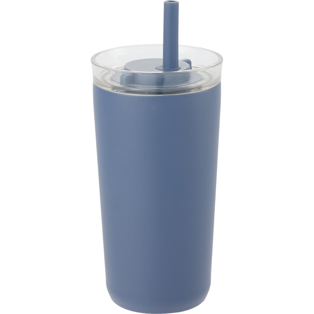 Nina Leakproof Twist &amp; Lock Vacuum Tumbler 18oz - 1602-52 Blue
