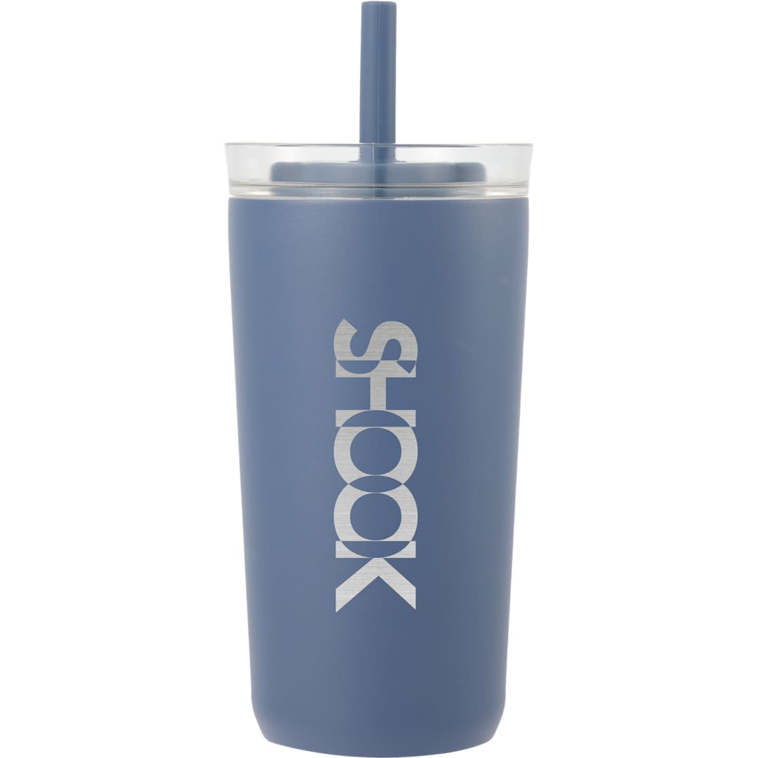 Nina Leakproof Twist &amp; Lock Vacuum Tumbler 18oz - 1602-52 Blue