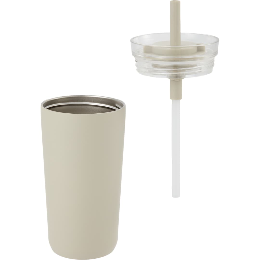 Nina Leakproof Twist &amp; Lock Vacuum Tumbler 18oz - 1602-52 Tan