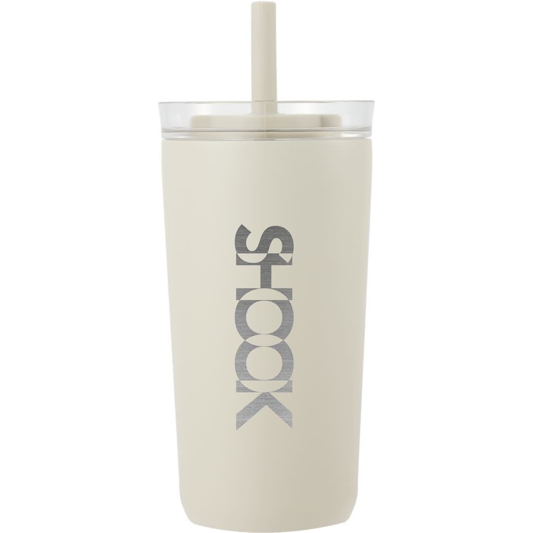 Nina Leakproof Twist &amp; Lock Vacuum Tumbler 18oz - 1602-52 Tan
