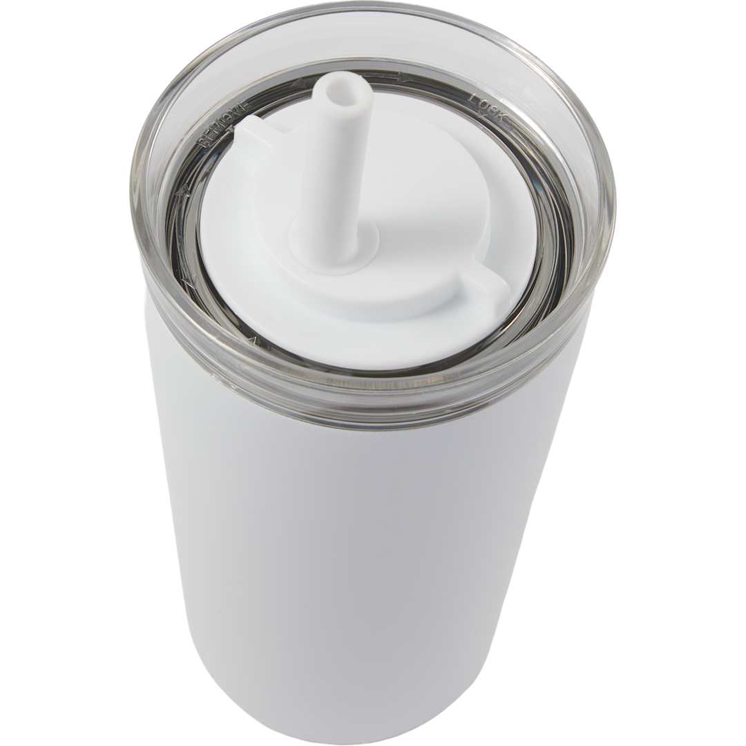 Nina Leakproof Twist &amp; Lock Vacuum Tumbler 18oz - 1602-52 White
