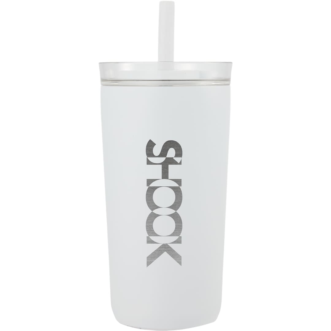 Nina Leakproof Twist &amp; Lock Vacuum Tumbler 18oz - 1602-52 White