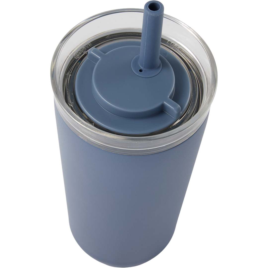 Nina Leakproof Twist &amp; Lock Vacuum Tumbler 18oz - 1602-52 Blue
