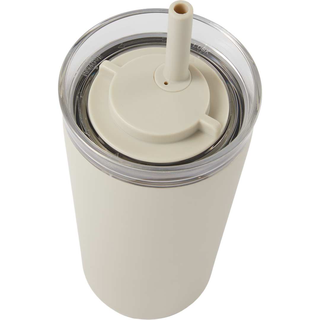 Nina Leakproof Twist &amp; Lock Vacuum Tumbler 18oz - 1602-52 Tan