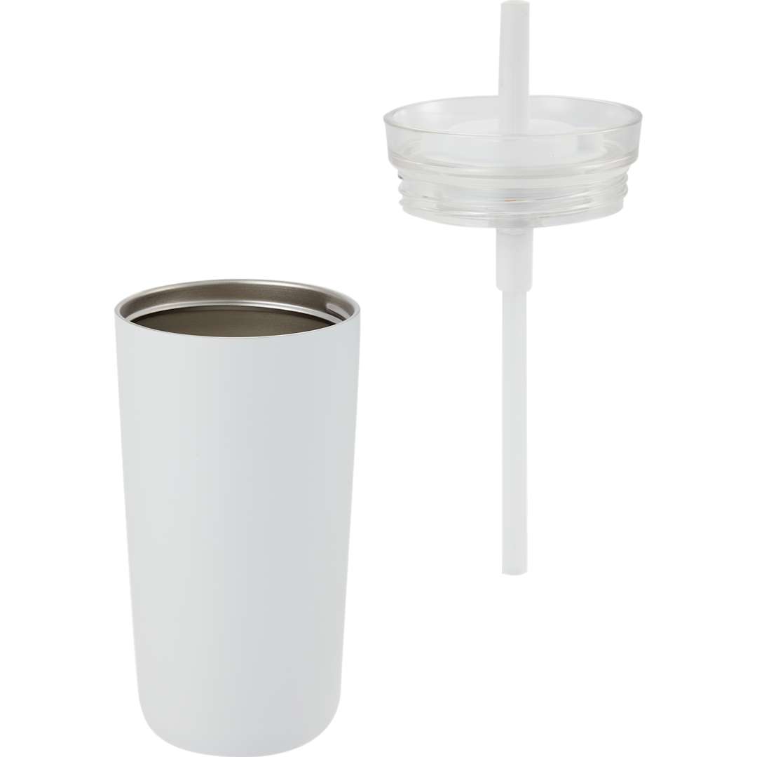 Nina Leakproof Twist &amp; Lock Vacuum Tumbler 18oz - 1602-52 White