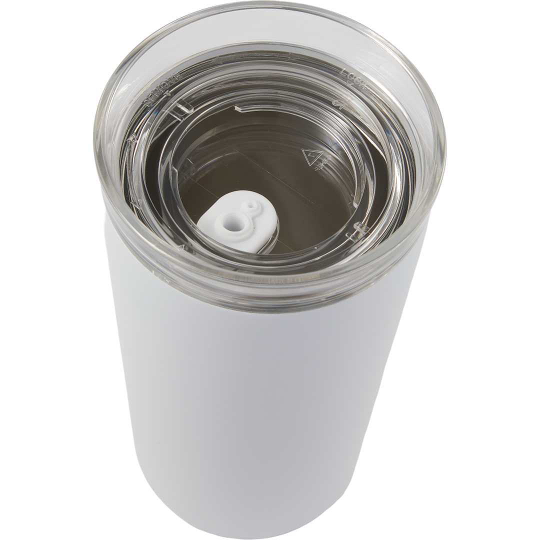 Nina Leakproof Twist &amp; Lock Vacuum Tumbler 18oz - 1602-52 White