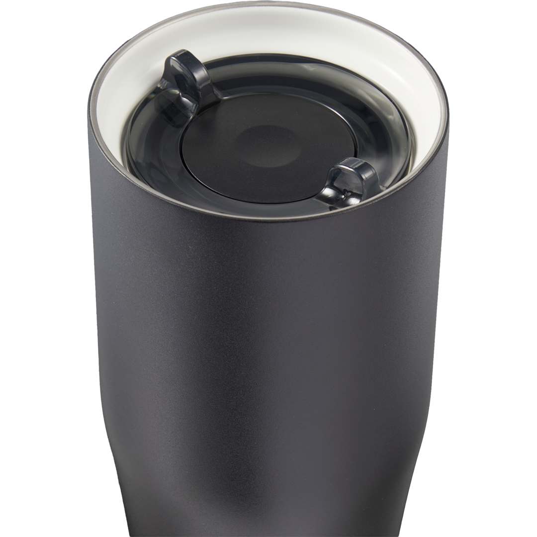 Patti Ceramic Lined Vacuum Tumbler w/ 360 Lid 20oz - 1602-55 Black