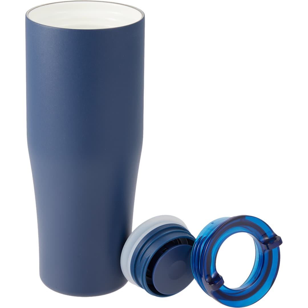 Patti Ceramic Lined Vacuum Tumbler w/ 360 Lid 20oz - 1602-55 Blue