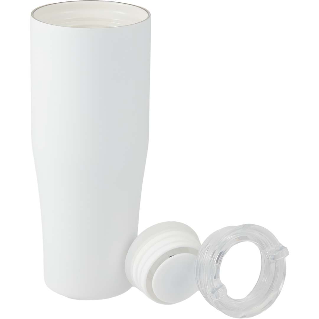 Patti Ceramic Lined Vacuum Tumbler w/ 360 Lid 20oz - 1602-55 White