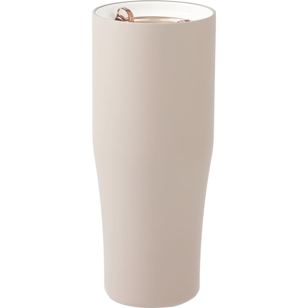 Patti Ceramic Lined Vacuum Tumbler w/ 360 Lid 20oz - 1602-55 Tan