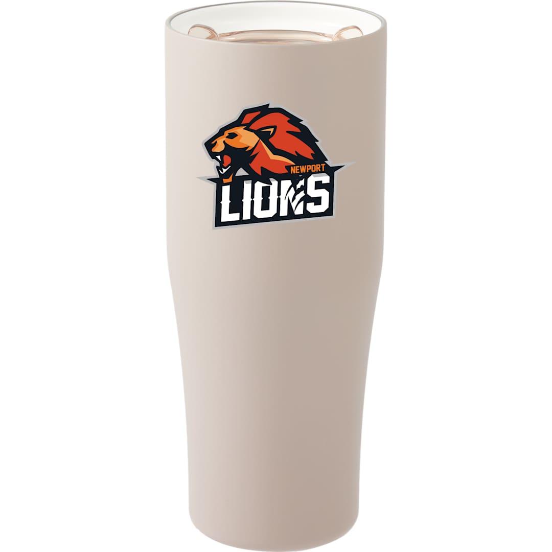 Patti Ceramic Lined Vacuum Tumbler w/ 360 Lid 20oz - 1602-55 Tan