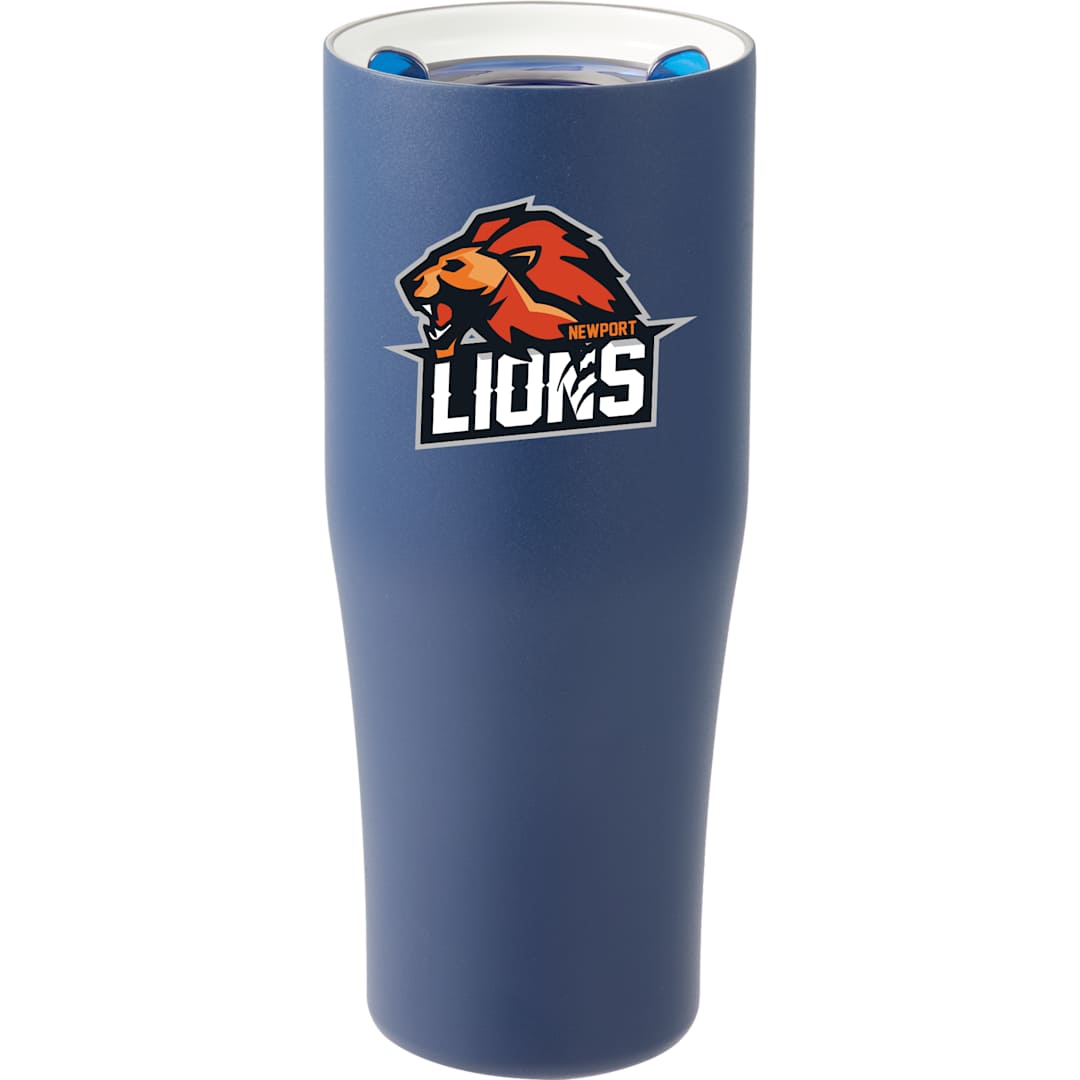Patti Ceramic Lined Vacuum Tumbler w/ 360 Lid 20oz - 1602-55 Blue