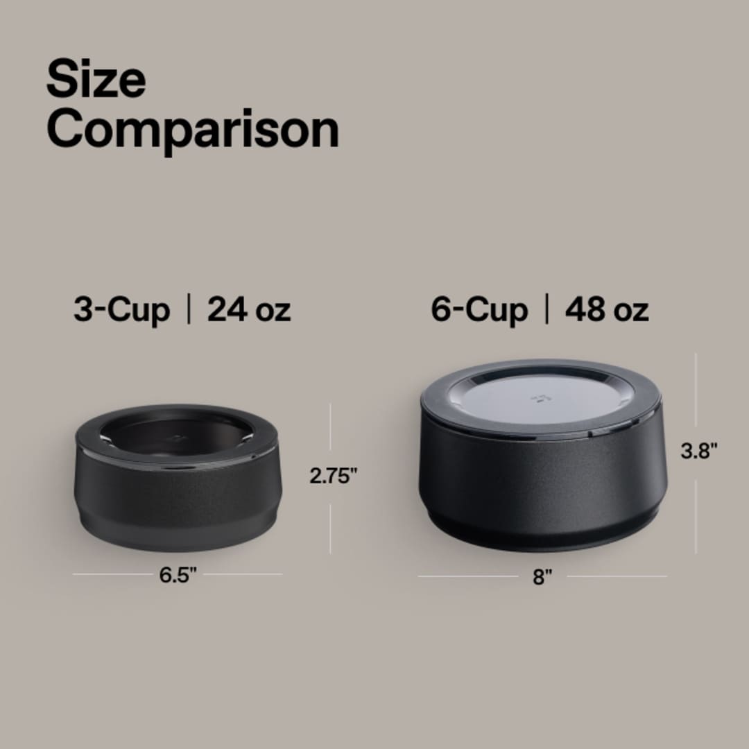 Stanley Stanley Pet Bowl (6 cups, 48OZ) - 1603-81 Black
