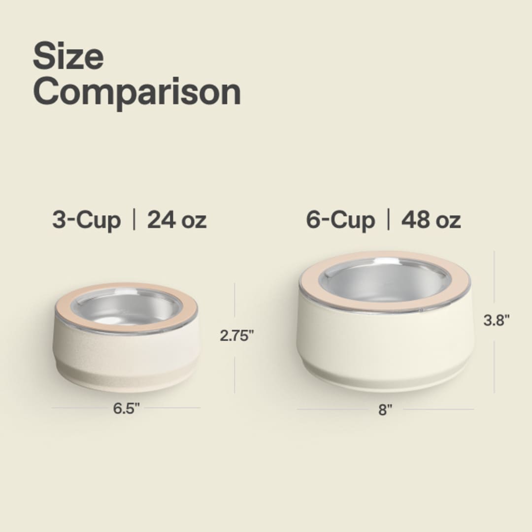 Stanley Stanley Pet Bowl (6 cups, 48OZ) - 1603-81 White