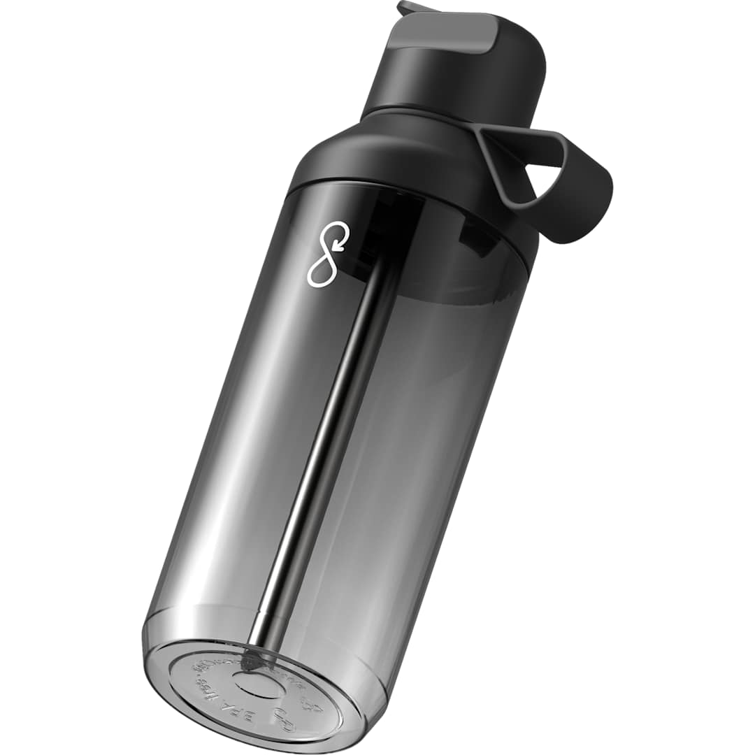 Ocean Bottle Ocean Bottle Clear Go Bottle 24oz - 1606-24 Black